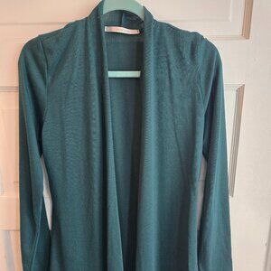 🧶 41 Hawthorn Teal Open-Front Lightweight Cardigan - Large